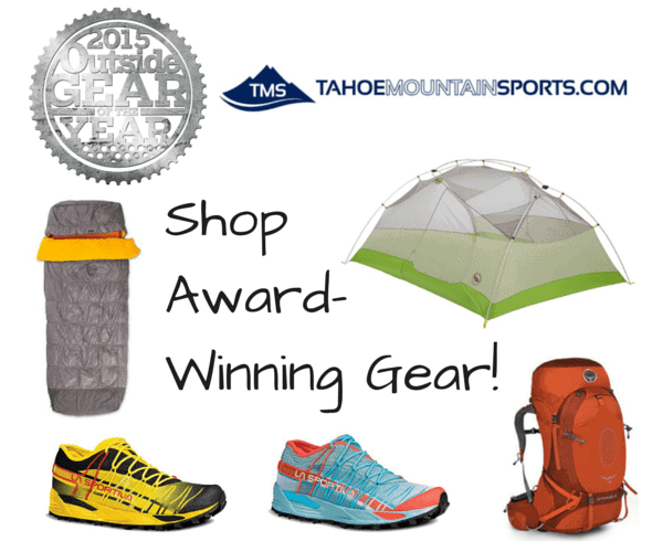 Get Your Outside Mag. Gear of the Year at TMS! Tahoe Mountain Sports