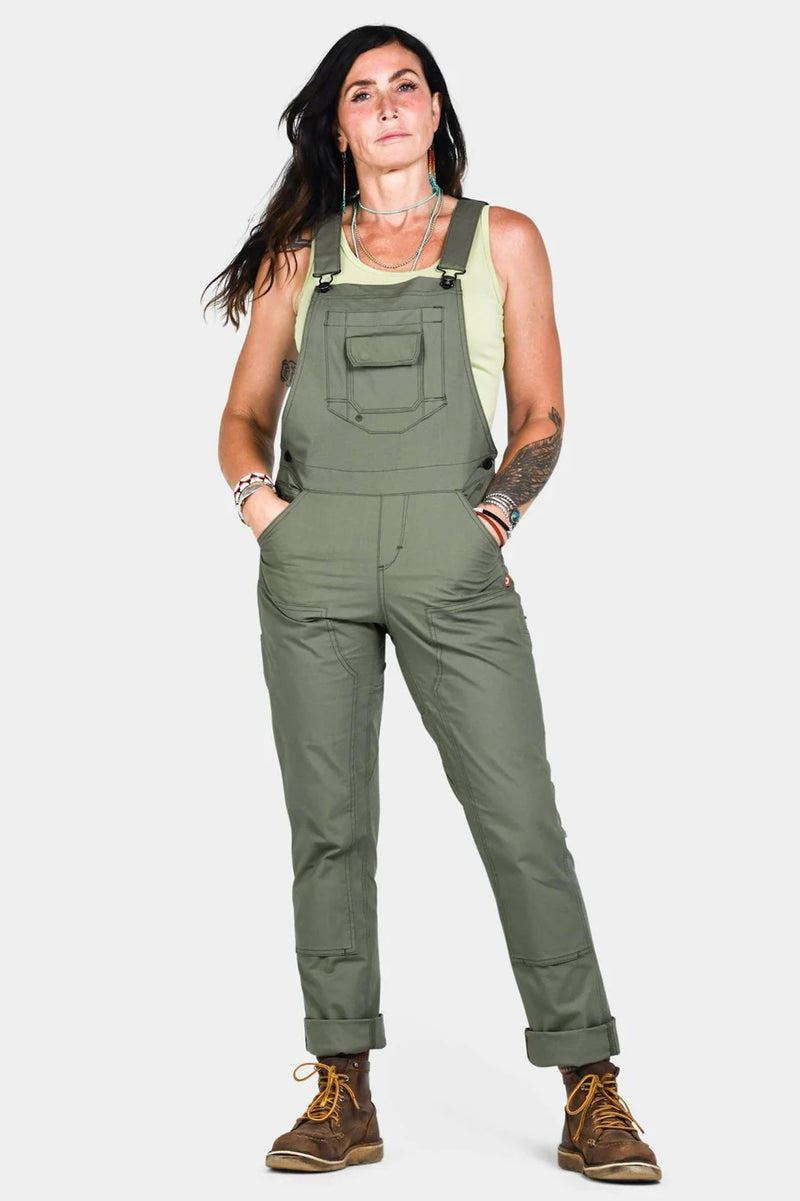 Dovetail Workwear Freshley Overall - Lichen Green Ripstop - W`S