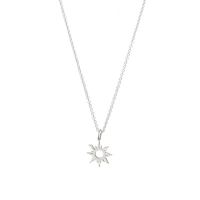 Dogeared Good Vibes Only Sun - Silver Sterlingsilver