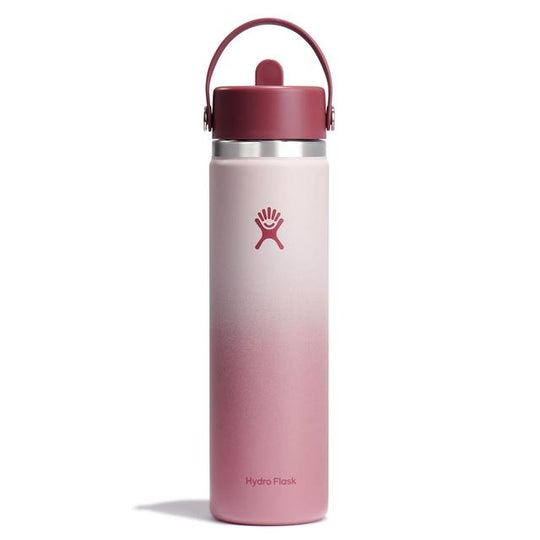 24 Oz Wide Mouth With Flex Straw Cap - Bayberry Ombre