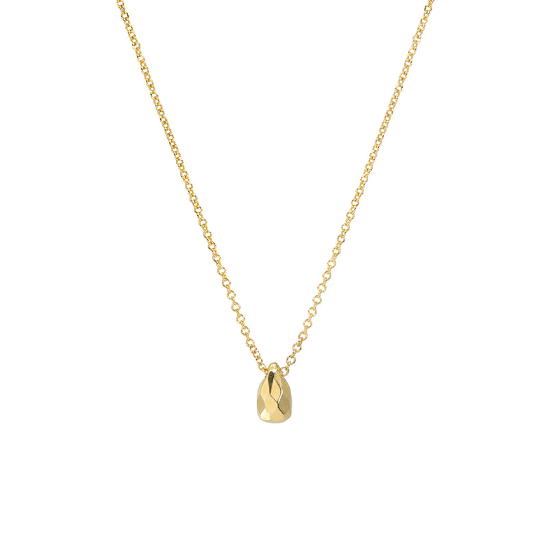 Dogeared Modern See The Light Faceted Necklace - Gold Gold