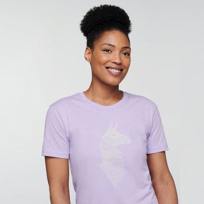 Cotopaxi Women's Topo Llama T-Shirt Thistle