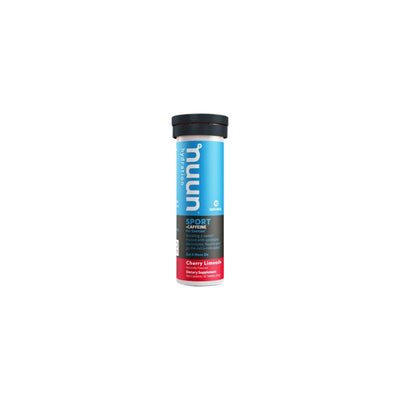 Nuun Sport + Caffeine Hydration Tablets 10 Serving Tube Red/Black