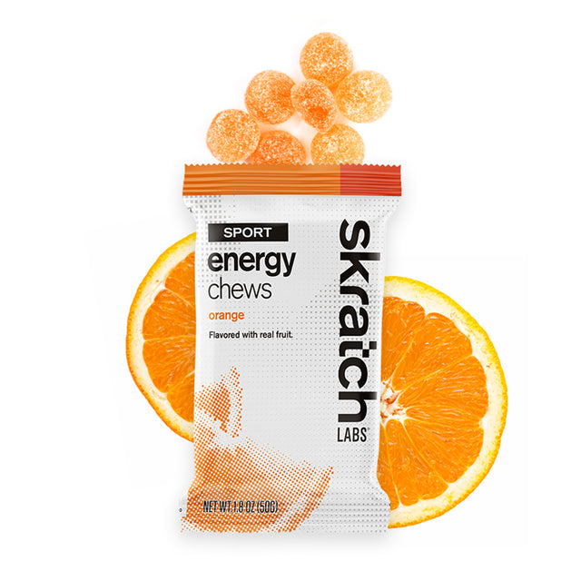 Skratch Labs Sport Energy Chews, Orange, Single Serving