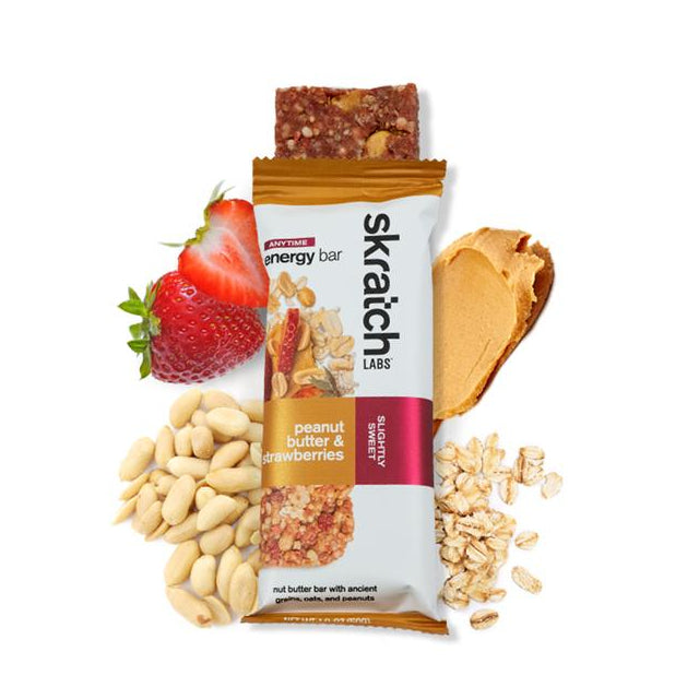 Skratch Labs Anytime Energy Bar, Peanut Butter & Strawberries