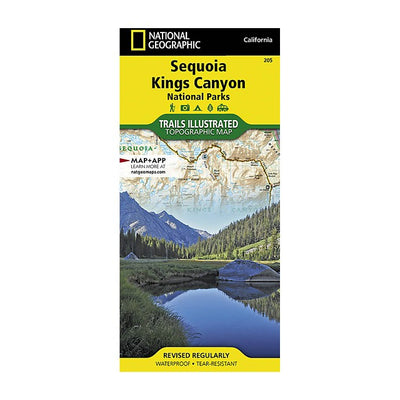 National Geographic Maps Sequoia and Kings Canyon National Park