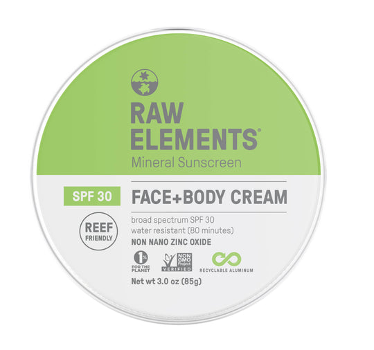 RAW ELEMENTS FACE AND BODY TIN SPF 30