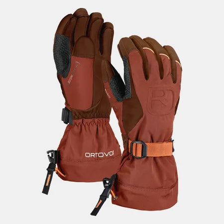 Ortovox Merino Freeride Glove M Clayorange