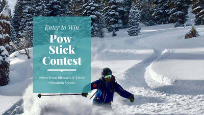 Tahoe Mountain Sports Pow Stick Winter Snowfall Predictions Contest