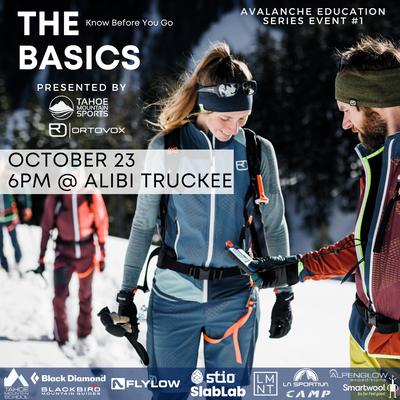 The Basics - Avalanche Education Series Event #1