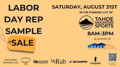 Labor Day Rep Sample Sale - Saturday, August 31st