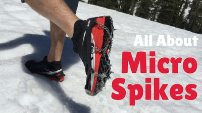 Microspikes - Hiking Traction for Backpackers, Trail Runners, and Hikers