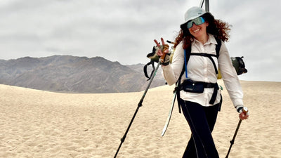 Not So Spring Skiing: Death Valley Sand Dune Sand Skiing
