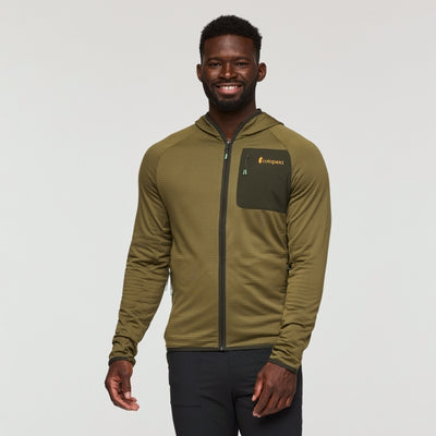 Cotopaxi Men's Otero Fleece Full-Zip Hooded Jacket Live Oak