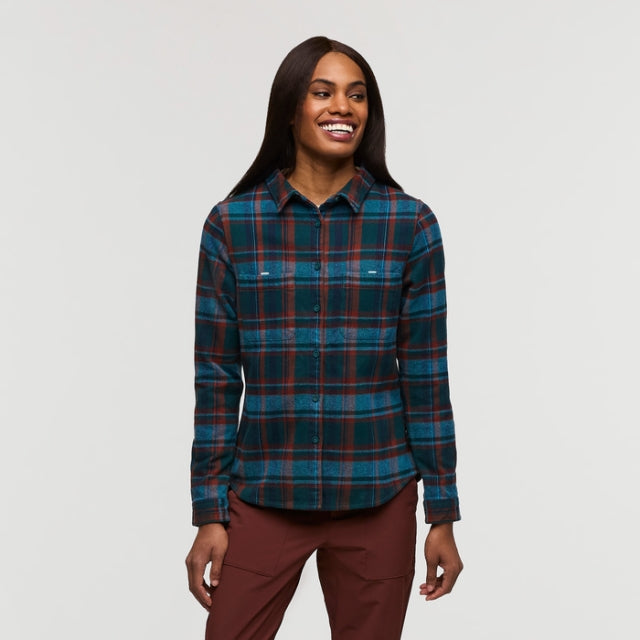 Cotopaxi Mero Organic Flannel Shirt Abyss Plaid