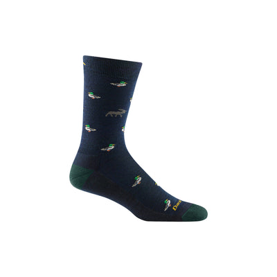 Darn Tough Duck Duck Moose Crew Lightweight With Cushion Eclipse