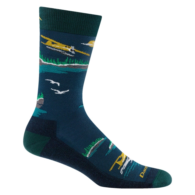 Darn Tough Float Boat Crew Lightweight With Cushion Midnight