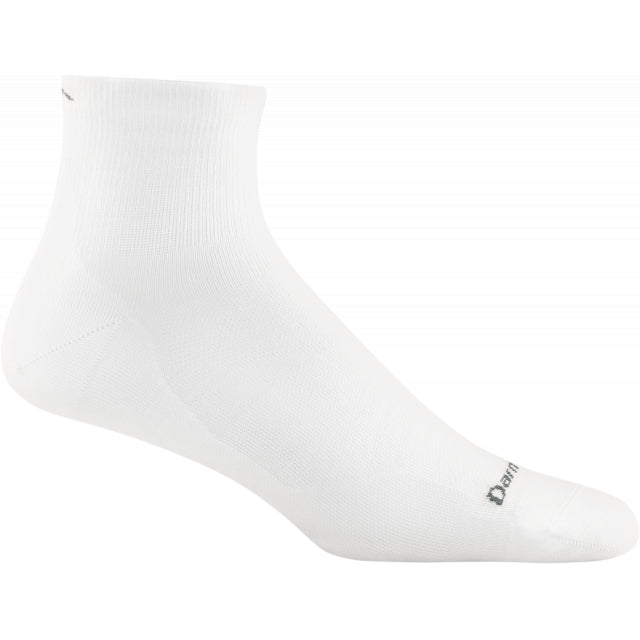 Darn Tough Run 1/4 Ultra-lightweight White