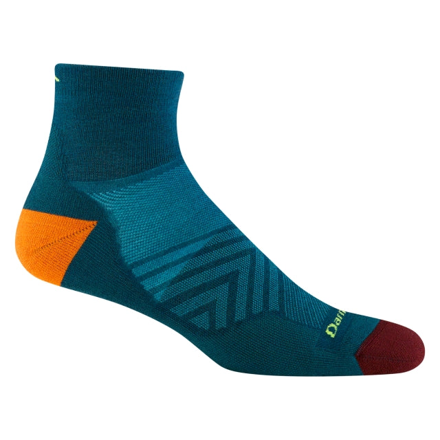 Darn Tough Run 1/4 Ultra-Lightweight with Cushion Dark Teal