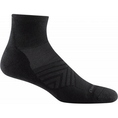 Darn Tough Run 1/4 Ultra-Lightweight with Cushion Black