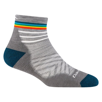Darn Tough Run 1/4 Ultra-lightweight With Cushion Gray