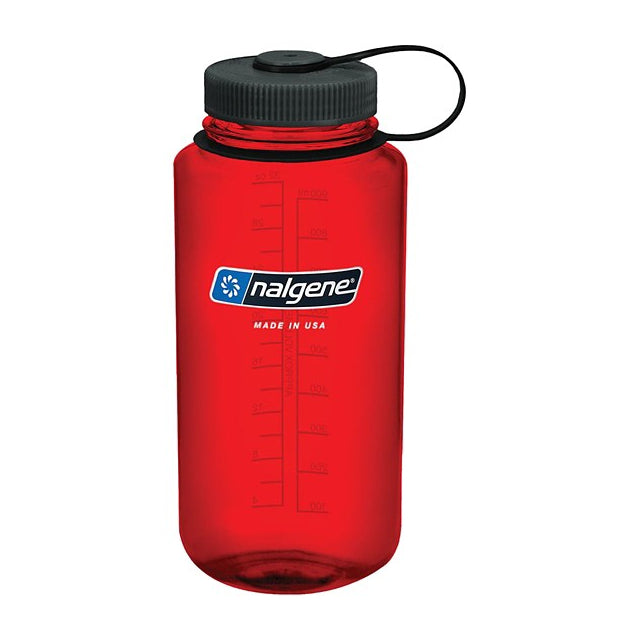 Nalgene Sustain Wide Mouth 32oz Bottle Red