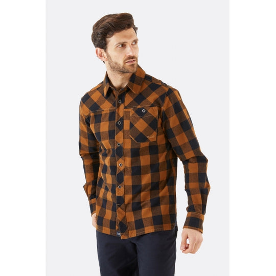 Mens Boundary Brushed Cotton Shirt