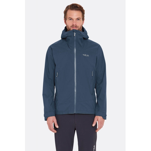 Rab Downpour Light Waterproof Jacket Blue