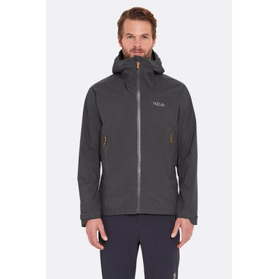 Rab Downpour Light Waterproof Jacket Grey