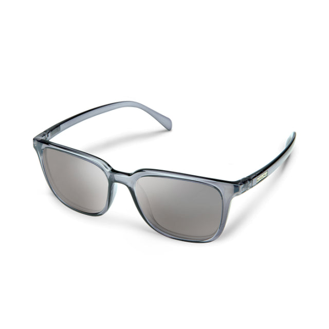 Smith Optics Boundary Transparent Gray || Polarized Silver Mirror