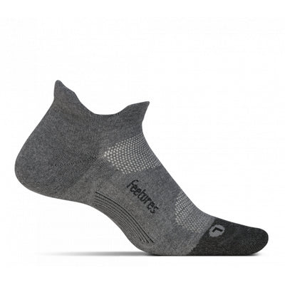 Feetures Elite Max Cushion No Show Tab Gray