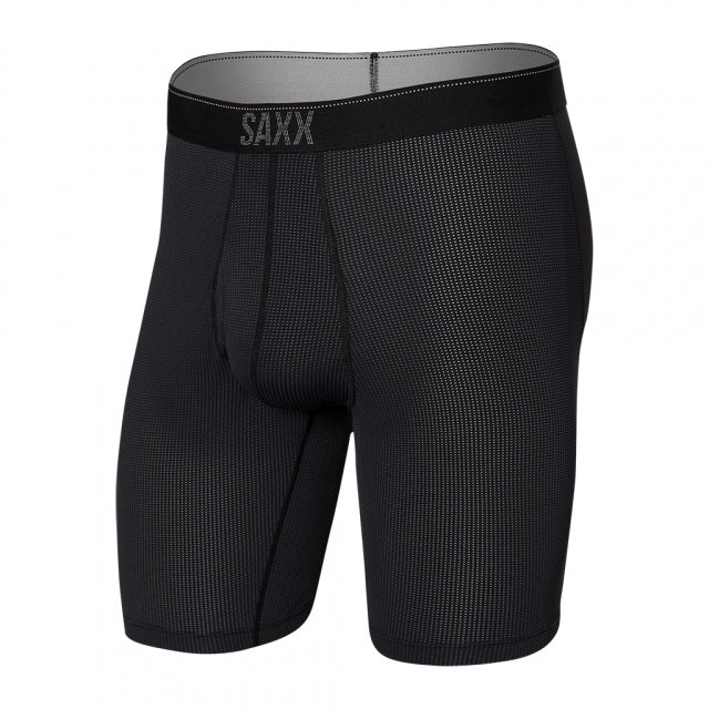 Saxx Quest Quick Dry Mesh Long Leg Fly Black Ii