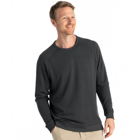 Mens Bamboo Lightweight Fleece Crew