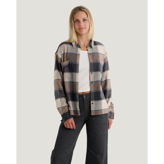 Womens Seawool Oversized Flannel