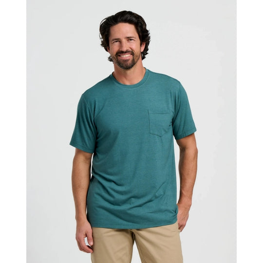 Mens Bamboo Flex Pocket Tee