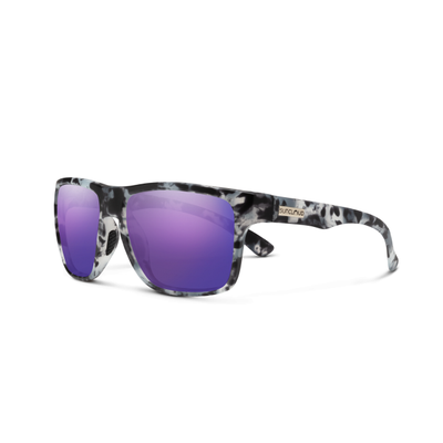 Suncloud Optics Rambler Matte Ice Tortoise | Polarized Purple Mirror