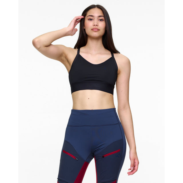 Kari Traa Fr√∏ya Sports Bra - Wool Mix Black