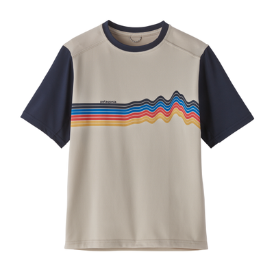 Patagonia Cap Sw T-shirt Ridge Rise Stripe: Pumice