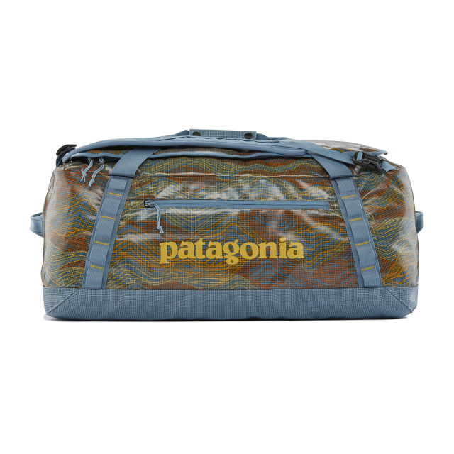 Patagonia Black Hole Duffel 55L Rock Cycle Multi Big: Light Plume Grey