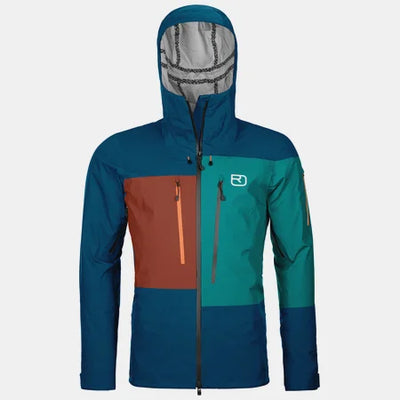 Ortovox 3L Deep Shell Jacket M Petrolblue