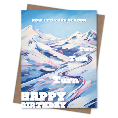 Waterknot Ski Turn Birthday