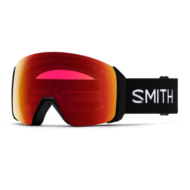 Smith Optics 4d Mag Xl Low Bridge Fit Black | ChromaPop Photochromic Red Mirror