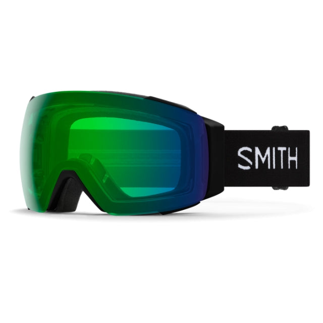 Smith Optics I/o Mag Low Bridge Fit Black | ChromaPop Everyday Green Mirror