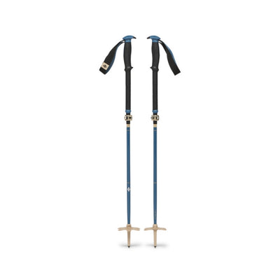 Black Diamond Traverse Compactor Ski Poles Creek Blue