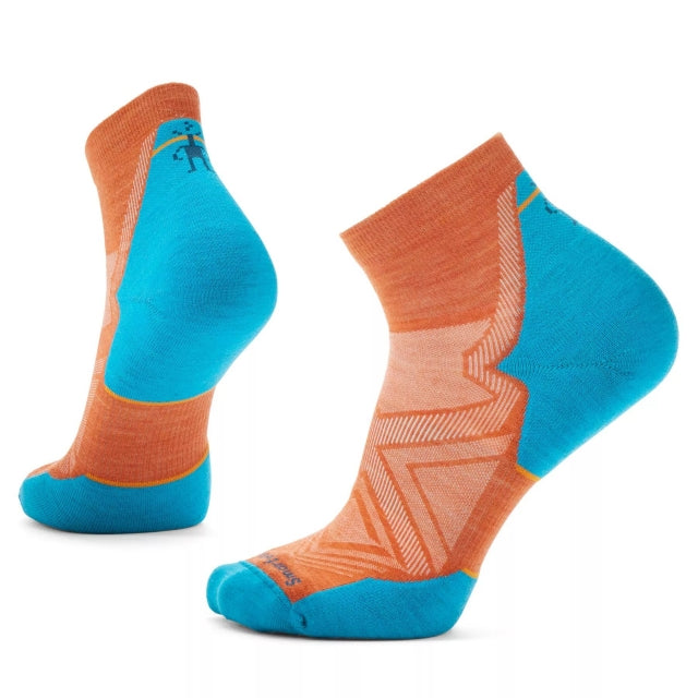 Smartwool Run Targeted Cushion Ankle Socks Orange Rust