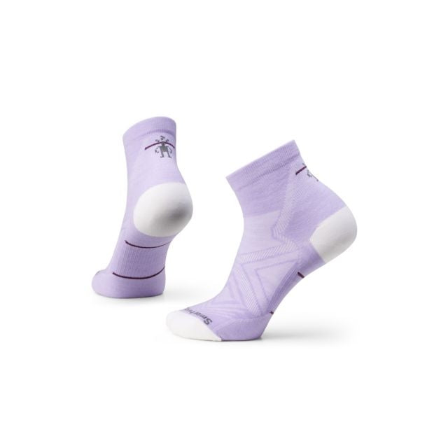 Smartwool Run Zero Cushion Ankle Socks Ultra Violet