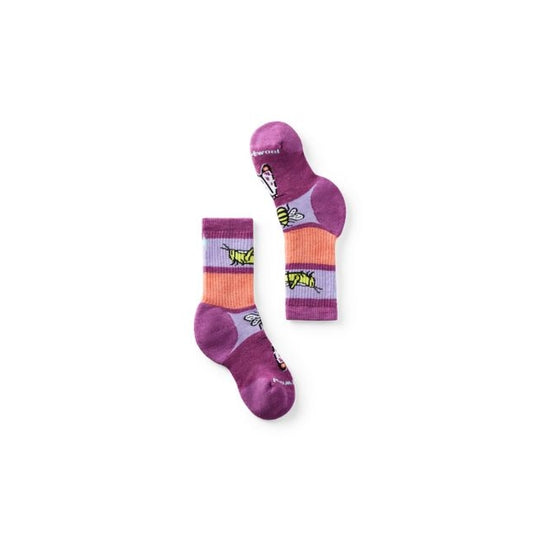 Kids Hike Full Cushion Garden Bugs Pattern Crew Socks