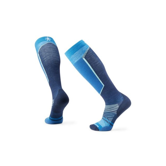 Smartwool Ski Targeted Cushion Extra Stretch Over The Calf Socks Laguna Blue