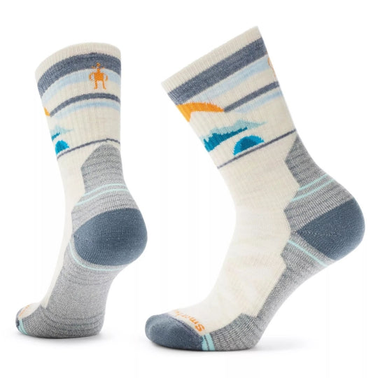 Womens Hike Light Cushion Mountain Moon Crew Socks
