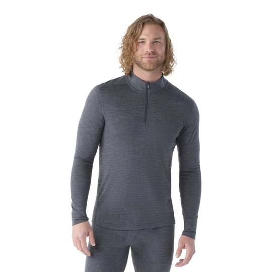 Mens Classic All-season Merino Base Layer 1/4 Zip